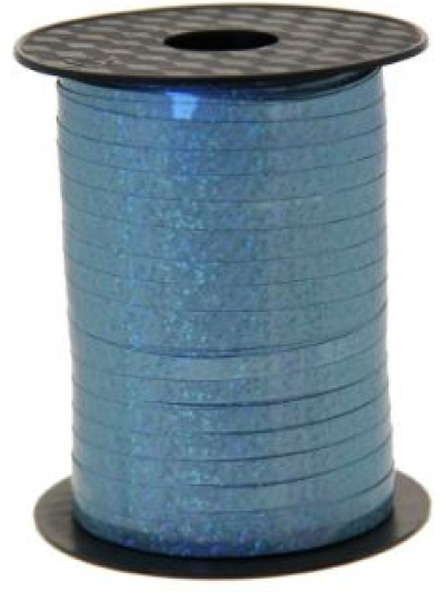APAC 5MMX250M ICE BLUE HOLOG CURLING RIBBON