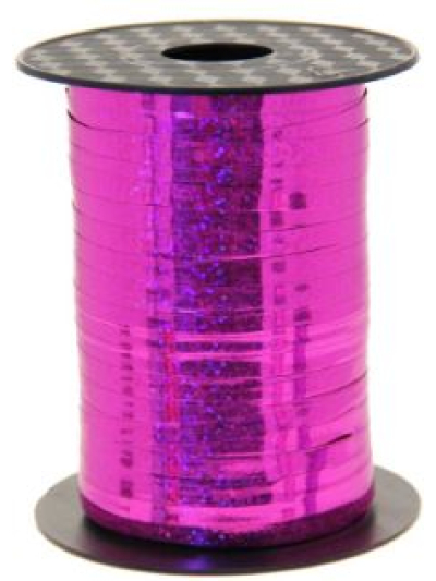 APAC 5MMX250M CERISE HOLOG CURLING RIBBON