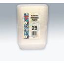 500CC RECT CONT + LIDS X 25