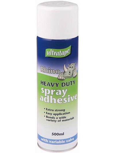 500ML SPRAY ADHESIVE HEAVY DUTY "RHINO"