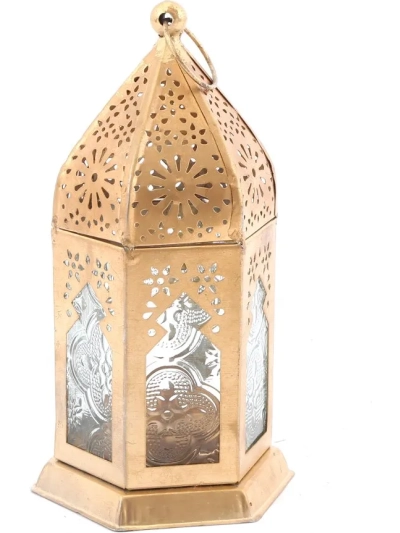 KASBAH IRON LANTERN 16X8CM