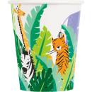 UNIQUE 9OZ ANIMAL SAFARI CUPS PK8