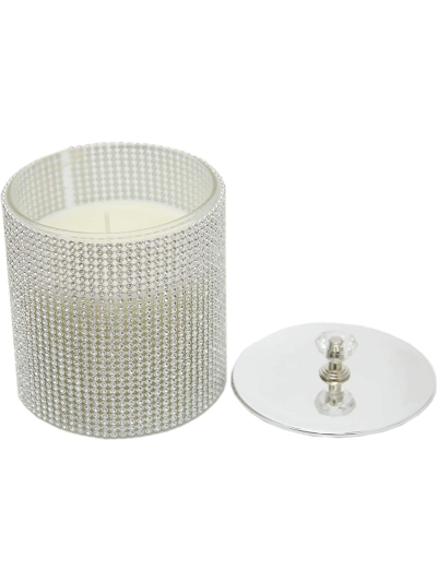 SILVER DIAMONTE CANDLE (FRAGRANCED)