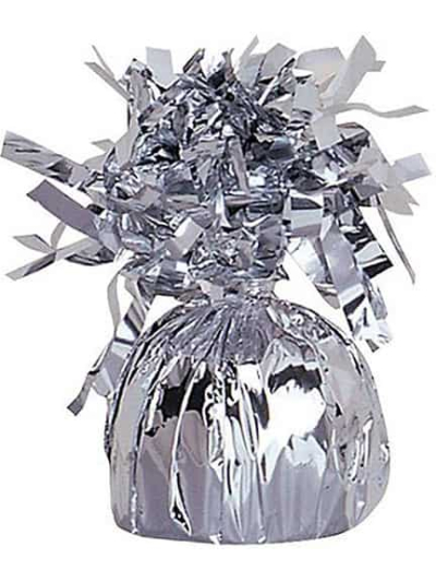 UNIQUE FOIL BALLOON WEIGHT SILVER