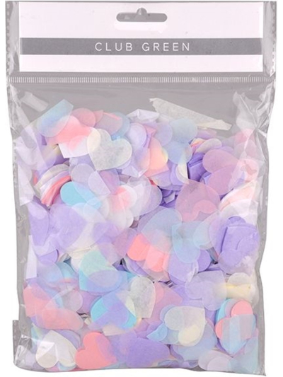 BIODEGRADABLE HEART SHAPED CONFETTI 80GM