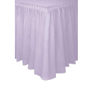 UNIQUE 29IN.X 14FT LAVENDER TABLE SKIRT