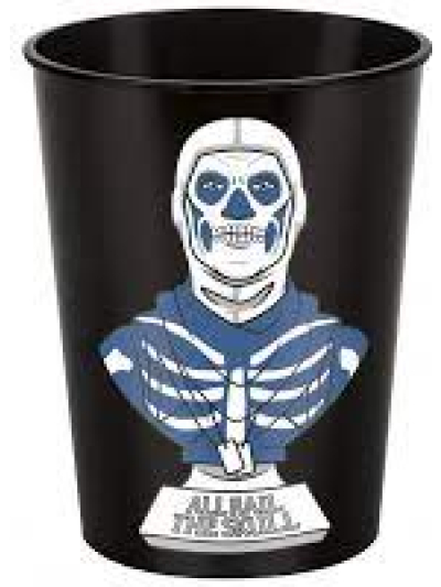 UNIQUE FORTNITE SKULL 16OZ PLASTIC CUP