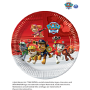 PAW PATROL PAPER PLATES 23CM PK8