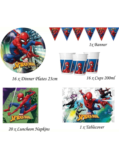 SPIDERMAN THEME PARTY ITEMS