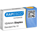 RAPESCO 10/4MM GALVANISED STAPLES PK1000