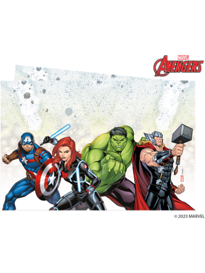 MARVEL'S AVENGERS PLASTIC TABLE COVER 1CT