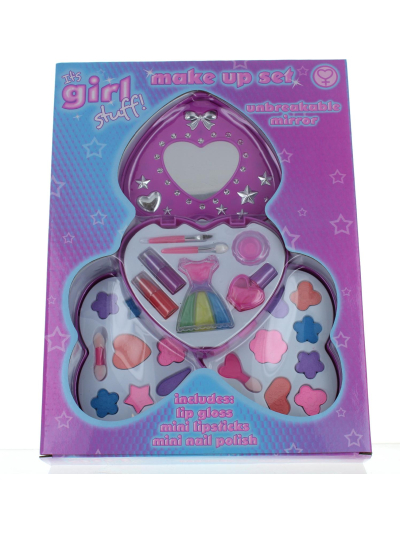 3 TRAY MAKE UP SET WITH MIRROR