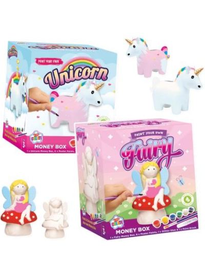 MONEY BOX UNICORN & FAIRY