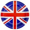 UNION JACK PAPER PLATES 23CM PK20