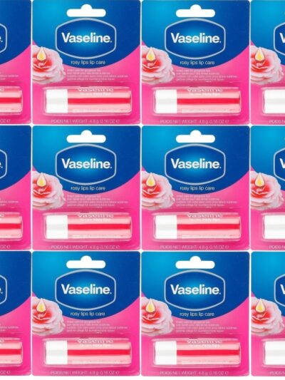 VASELINE  4.8G LIP CARE STICK ROSY PACK OF 12