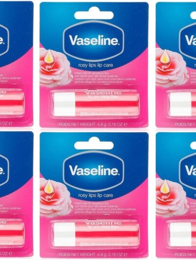VASELINE  4.8G LIP CARE STICK ROSY PACK OF 6