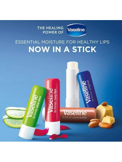 VASELINE LIP CARE SINGLE STICKS, 4.8G - SOLD SINGLE AND COMBO