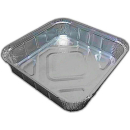 SQUARE DISH & LIDS 235X235X58 PK2