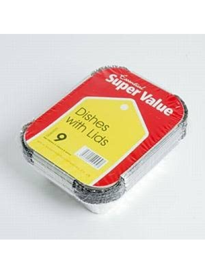 EV DISHES & LIDS 150X120X46MM PK9