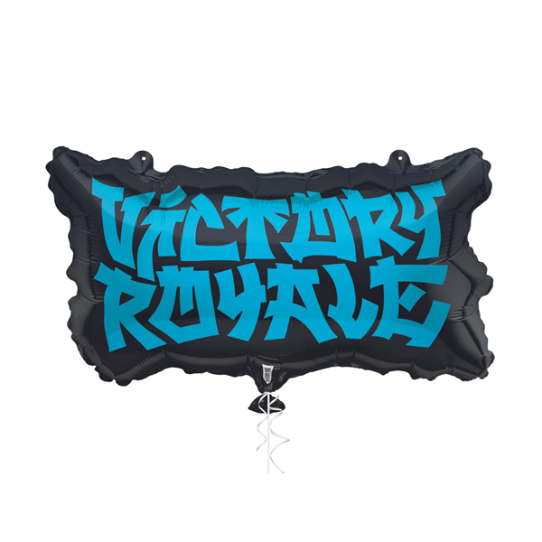 UNIQUE 22" FORTNITE VICTORY ROYALE FOIL BALLOON