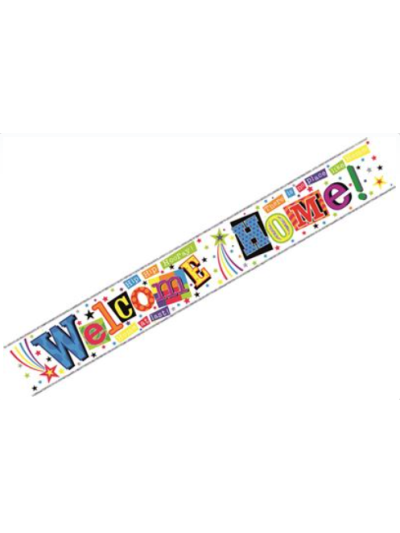 SIMON ELVIN "WELCOME HOME" 2.5M BANNER