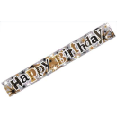 SIMON ELVIN HAPPY BDAY GOLD BANNER