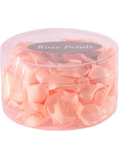 PEACH ROSE PETALS 150PC IN TUB