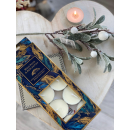 FEATHER SCENTED TEALIGHTS PK10 ( Wild Pear & Patchouli)