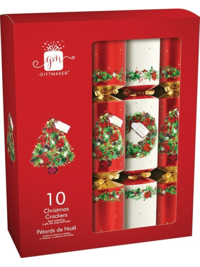 CHRISTMAS CRACKERS 10X14" TRADITIONAL