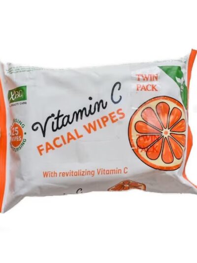 XBC VITAMIN C FACIAL WIPES TWIN PACK