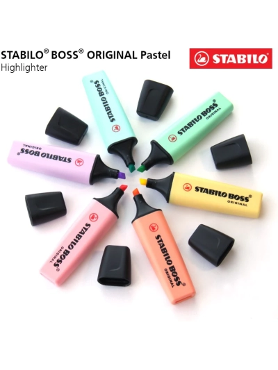 STABILO BOSS 4PC PASTEL WALLET