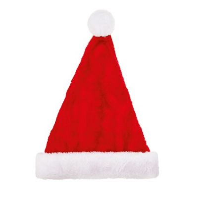 43CM PLUSH SANTA HAT