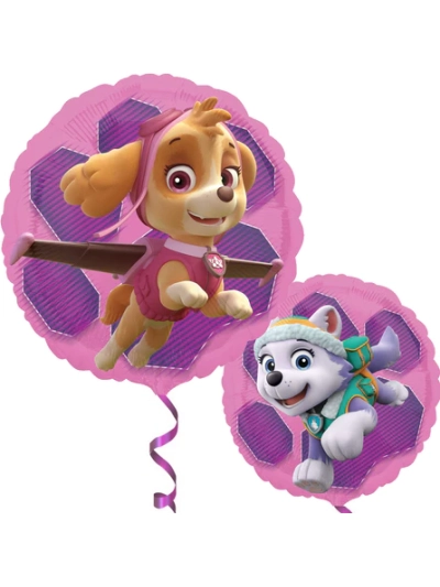 ANAGRAM 17" PAW PATROL SKYE & EVEREST FOIL