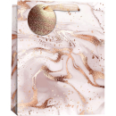 SIMON ELVIN LARGE PREMIUM GIFT BAGS ROSE GOLD DESIGN PK6