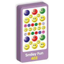 PURPLE PEACH STICKERS SMILEY FUN