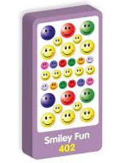 PURPLE PEACH STICKERS SMILEY FUN