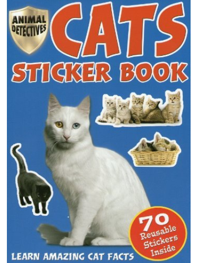 ANIMAL DECTECTIVES CATS STICKER BOOK