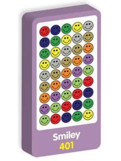 PURPLE PEACH STICKERS SMILEY