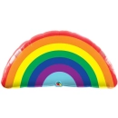 QUALATEX 36" BRIGHT RAINBOW SHAPE FOIL BALLOON