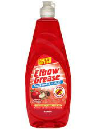 ELBOW GREASE APPLE & CINNAMON WASHING UP LIQUID "LIMITED EDITION", 600ML