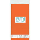 UNIQUE PUMPKIN ORANGE TABLECOVER 54X108IN
