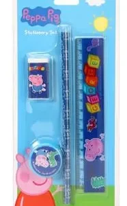 PEPPA PIG STATIONERY SET 4PC
