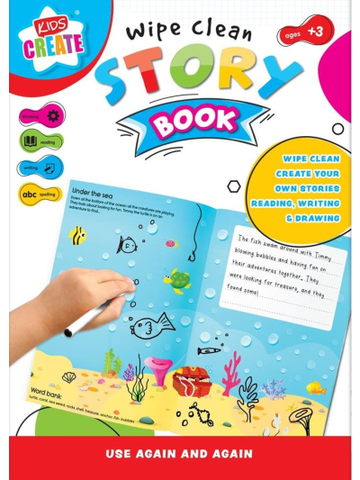 ACT. WIPE CLEAN STORY CREATOR BOOK AGES 3+