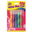 5 SWIRL GLITTER GLUE PENS