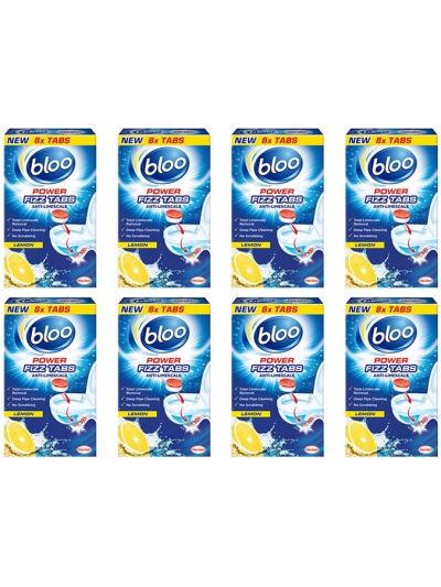 BLOO POWER FIZZ TABS LEMON PACK OF 8