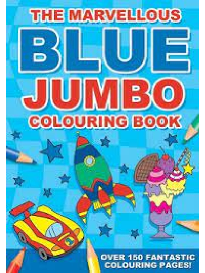 THE MARVELLOUS BLUE JUMBO COLOUR BOOK