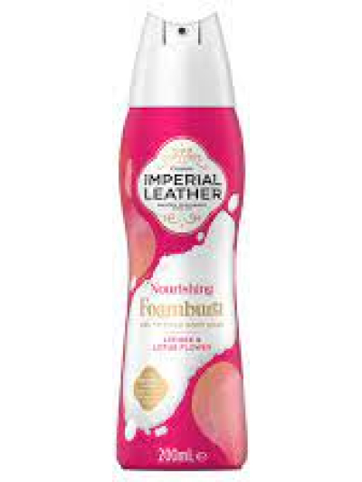 IMPERIAL LEATHER NOURISHING FOAMBURST 200ML LYCHEE & LOTUS FLOWERS