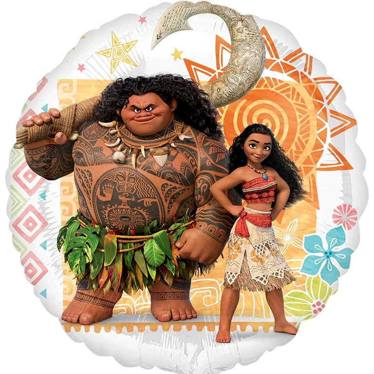 ANAGRAM 17" DISNEY MOANA HELIUM FOIL 2 SIDED BALLOON