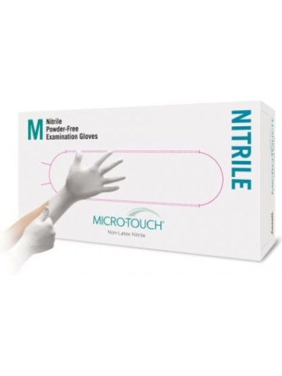 ANSELL WHITE NITRILE GLOVES LARGE 150