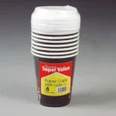 ESSENTIAL EV PAPER CUPS WITH LIDS 8OZ PK8